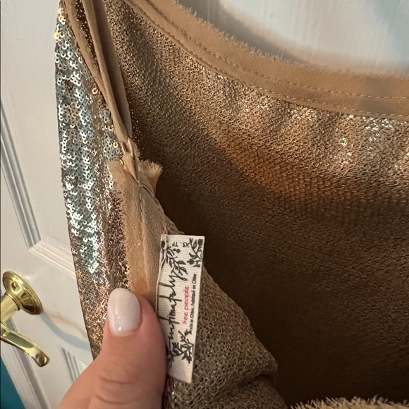 Free people, time to shine sequin mini - gold - Picture 4 of 4